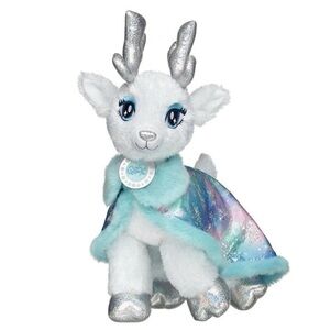 Glisten the Snow Christmas Reindeer Plush Stuffed Animal dress Build-A-Bear 15”